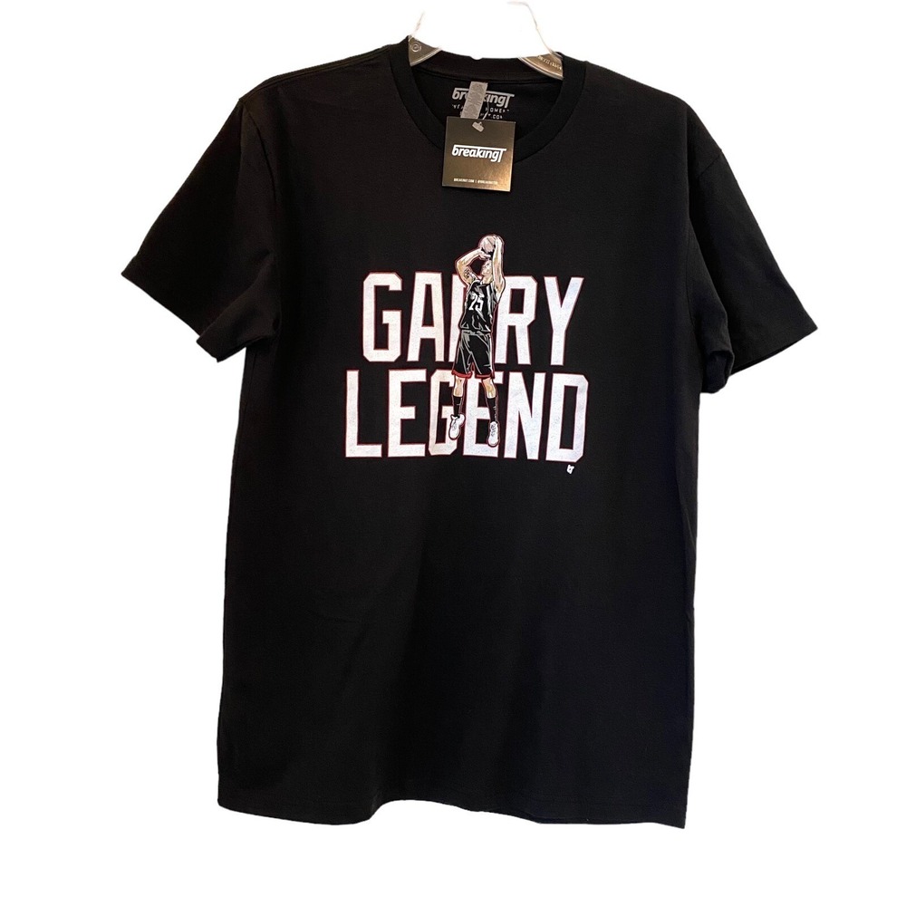 BreakingT‎ Garry Legend Garrison Mathews Basketball T-Shirt Black Medium NEW